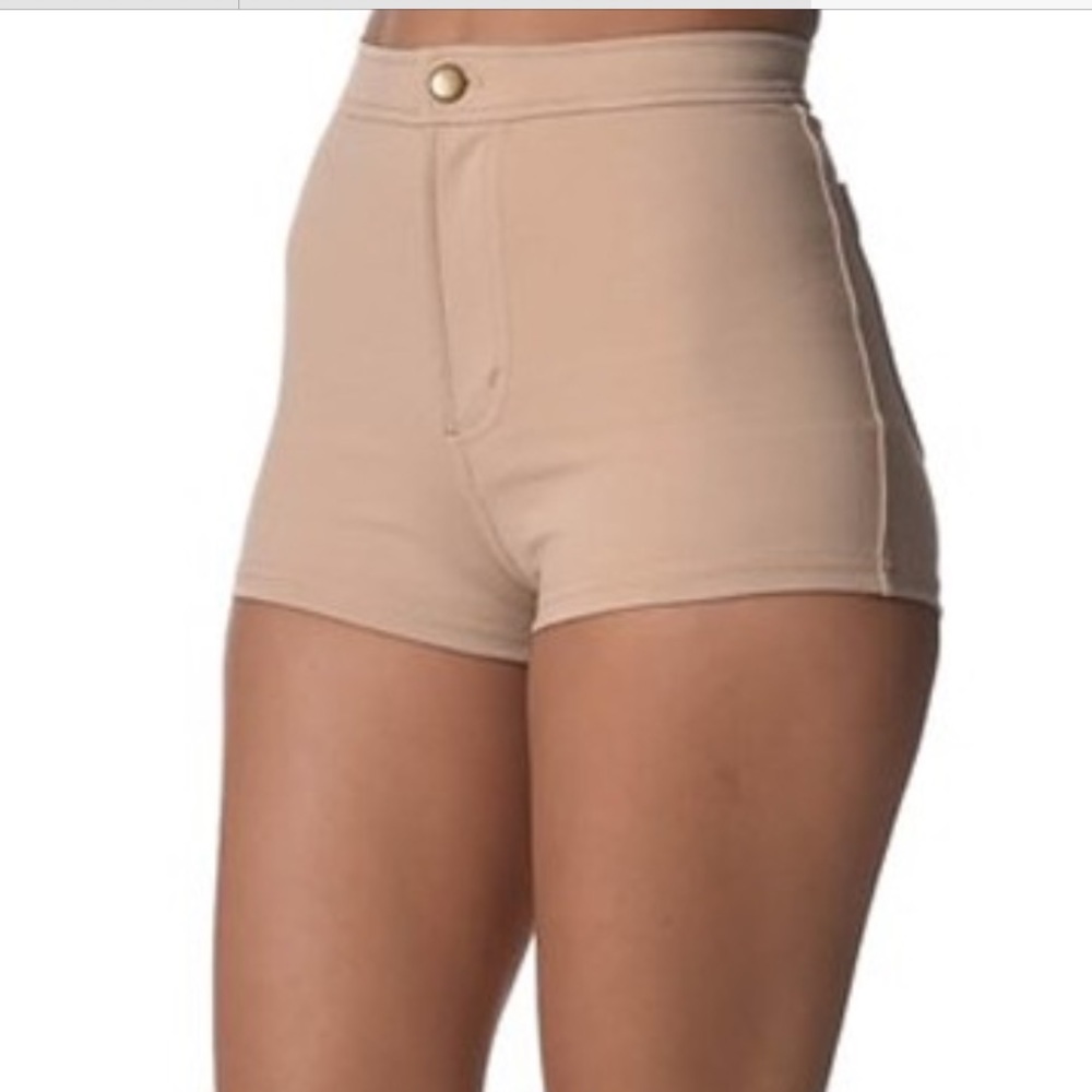 American Apparel size S beige short